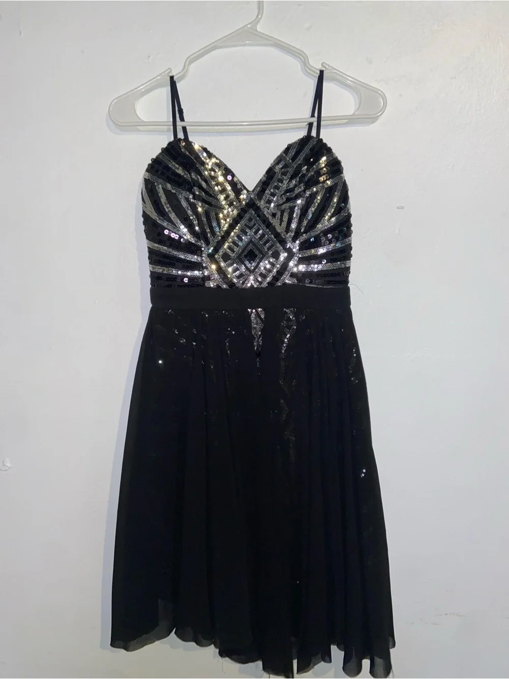 city studio prom dresses City Studio | Dresses | City Studio Black Sequin Vneck Spaghetti Strap Prom Dress